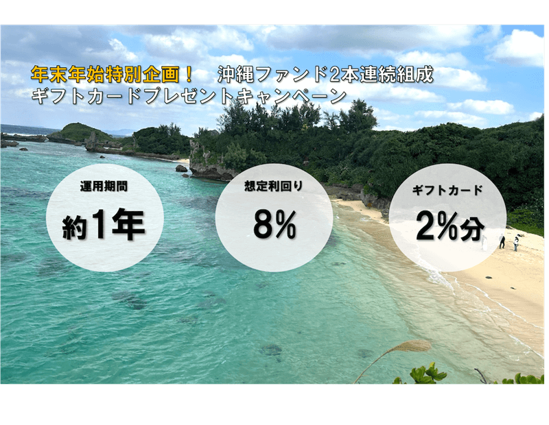 BATSUNAGU　沖縄県国頭郡恩納村 青の洞窟至近エリア 別荘再生ファンド【抽選式】公開のお知らせ